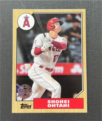 2022 Topps 1987 35th Anniversary #T87-1 Shohei Ohtani — front