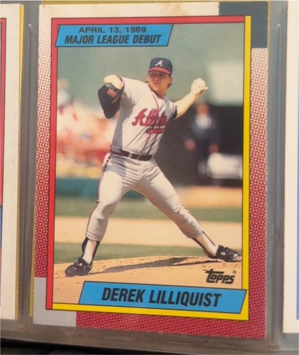 1990 Topps Major League Debut #70 Derek Lilliquist — front