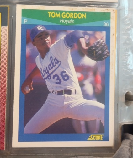 1989 Score #634 Tom Gordon — front
