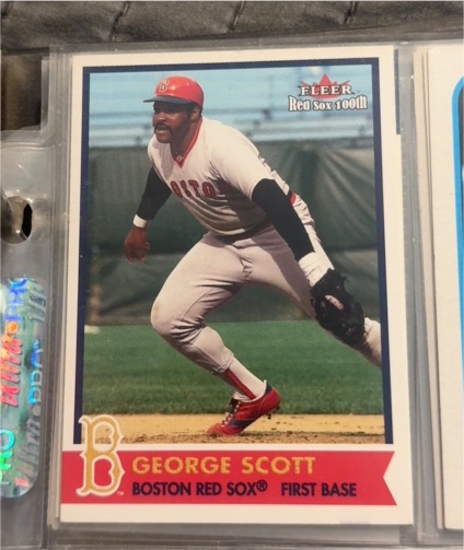 2001 Fleer Red Sox 100th #34 George Scott — front