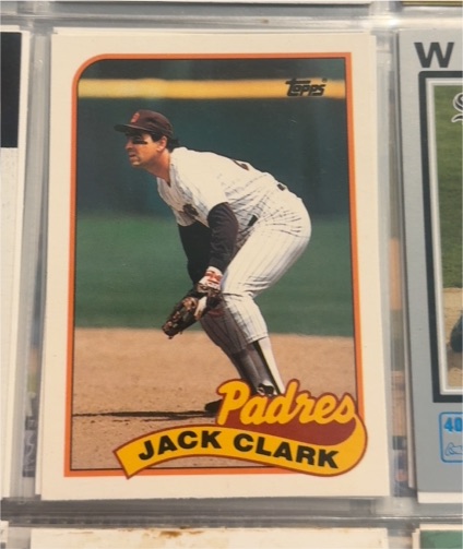 1989 Topps Traded #20T Jack Clark — front
