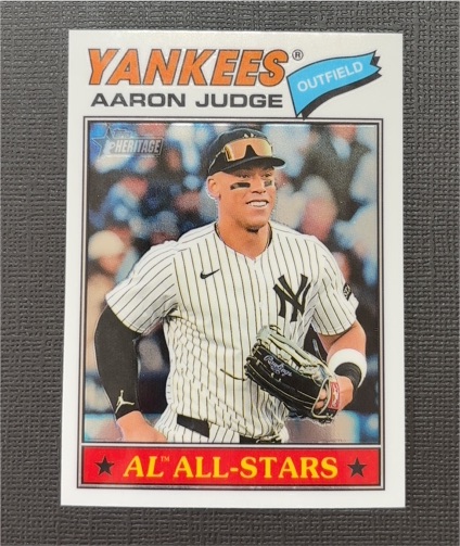 2026 Topps Heritage #10 Aaron Judge AL All-Stars — front