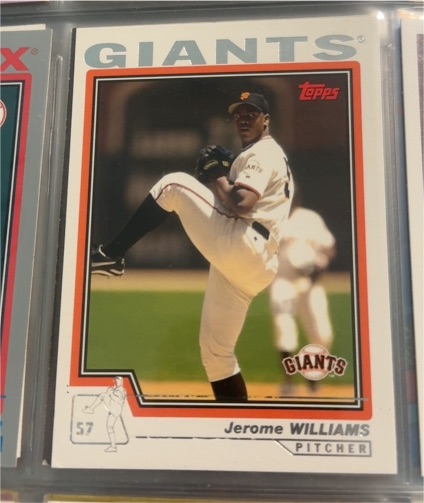 2004 Topps #580 Jerome Williams San Francisco Giants — front
