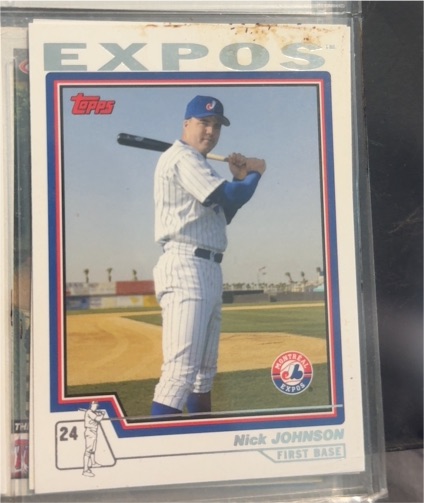 2004 Topps #443 Nick Johnson — front