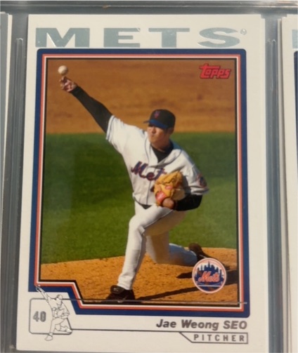 2004 Topps #417 Jae Weong Seo — front