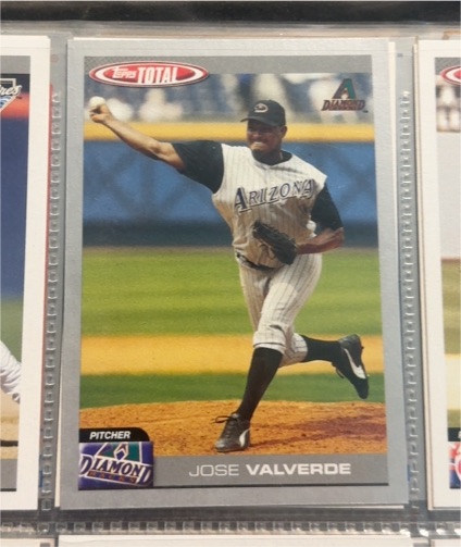 2004 Topps Total #36 Jose Valverde — front