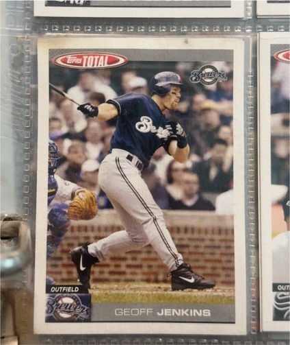 2004 Topps Total #190 Geoff Jenkins — front