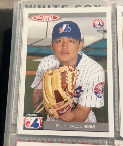 2004 Topps Total #507 Sun Woo Kim — front