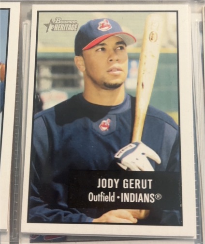 2003 Bowman Heritage #72 Jody Gerut — front