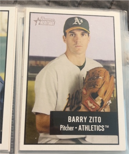 2003 Bowman Heritage #135 Barry Zito — front