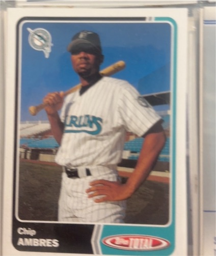 2003 Topps Total #4 Chip Ambres — front
