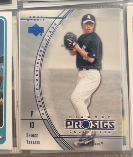 2004 Upper Deck Diamond Pro Sigs #10 Shingo Takatsu — front