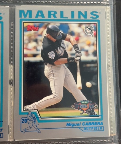 2004 Topps Opening Day #164 Miguel Cabrera — front