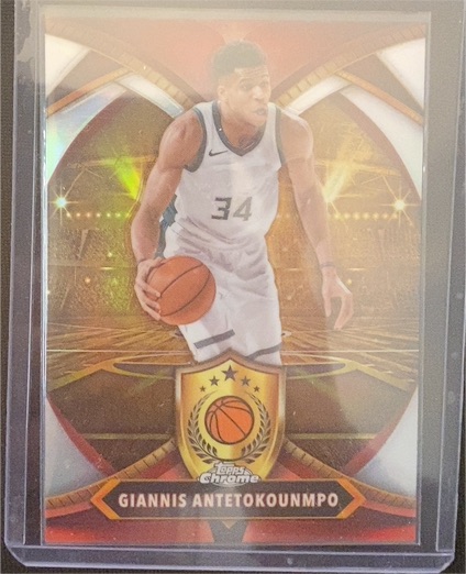 2024-25 Topps Chrome Ball of Duty #BOD-12 Giannis Antetokounmpo — front