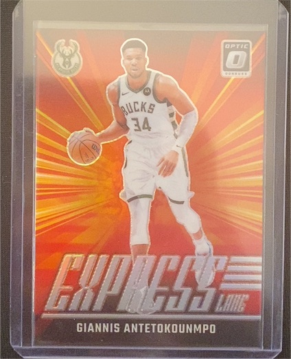 2024-25 Panini Donruss Optic #22 Giannis Antetokounmpo Express Lane — front