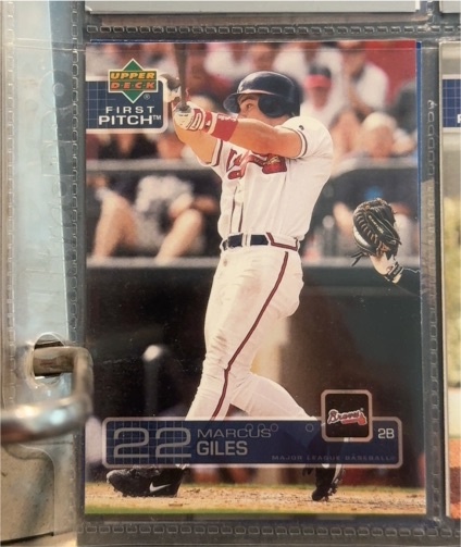 2003 Upper Deck First Pitch #148 Marcus Giles — front