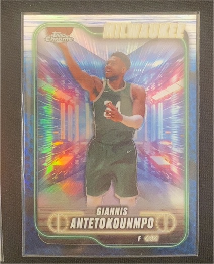 2024-25 Topps Chrome #41 Giannis Antetokounmpo — front