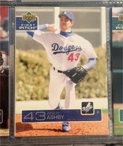 2003 Upper Deck First Pitch #187 Andy Ashby — front