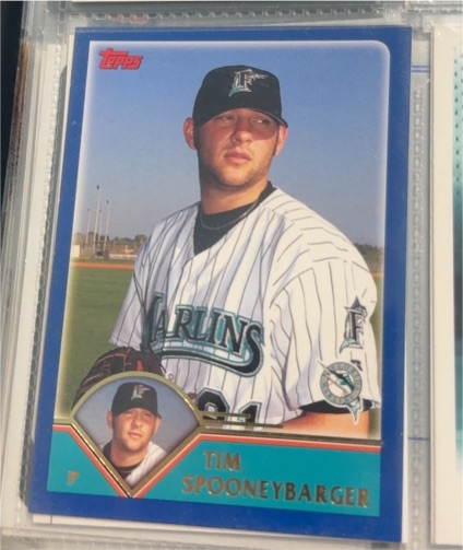 2003 Topps #446 Tim Spooneybarger — front