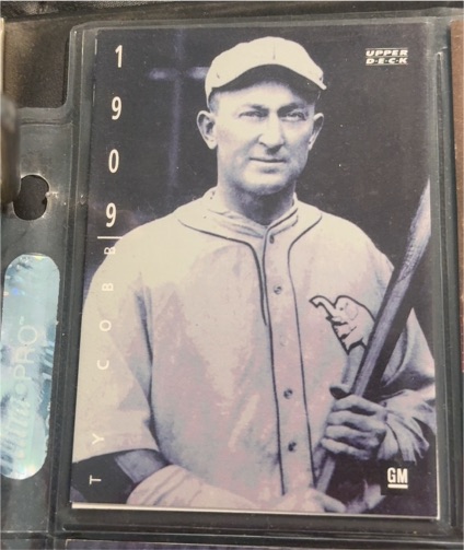 1994 Upper Deck GM The American Epic #3 Ty Cobb — front