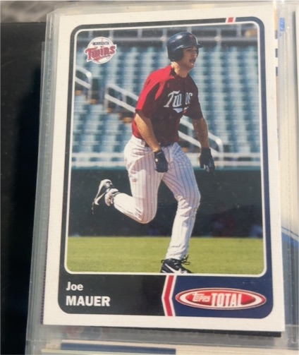 2003 Topps Total #377 Joe Mauer — front