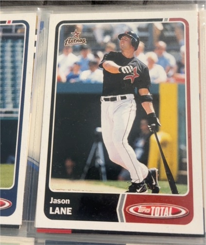 2003 Topps Total #312 Jason Lane — front