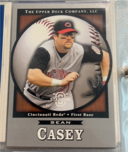2003 Upper Deck Standing O #23 Sean Casey — front