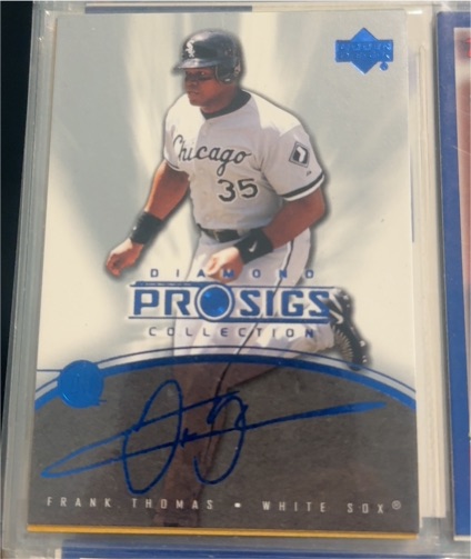 2004 Upper Deck Diamond Collection Pro Sigs #17 Frank Thomas — front