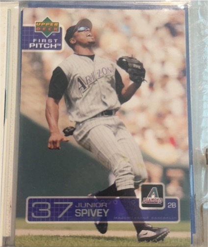 2003 Upper Deck First Pitch #180 Junior Spivey — front