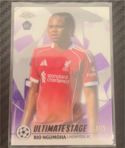 2025-26 Topps UEFA Ultimate Stage Chrome #US-3 Rio Ngumoha — front