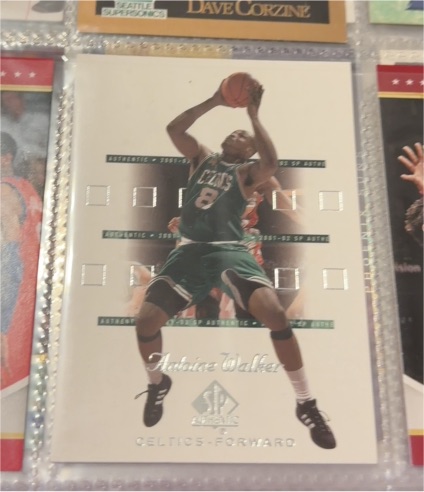 2001-02 Upper Deck SP Authentic #5 Antoine Walker — front