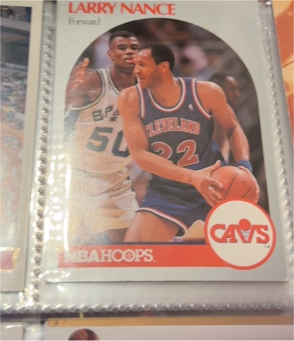 1990 NBA Hoops #78 Larry Nance — front