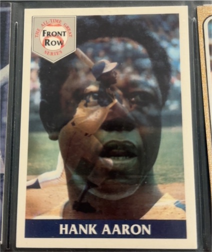 1992 Front Row #5 Hank Aaron — front