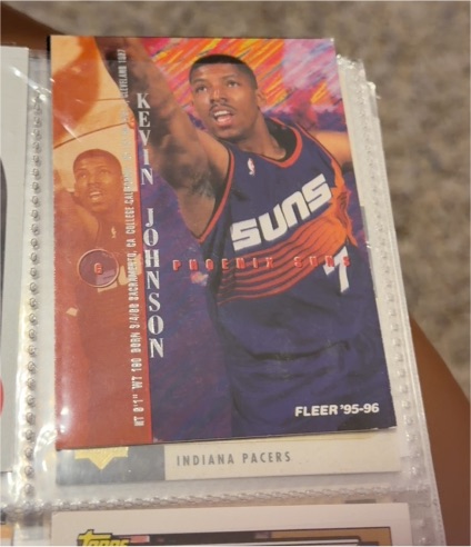 1995-96 Fleer #144 Kevin Johnson — front