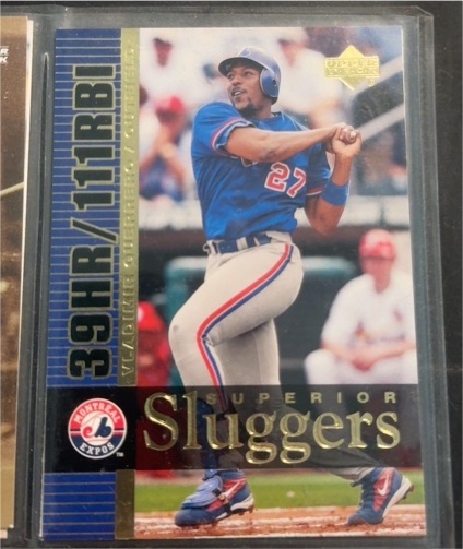 2003 Upper Deck Superior Sluggers #S9 Vladimir Guerrero — front