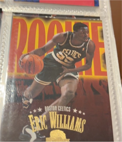 1995 SkyBox Premium #220 Eric Williams — front