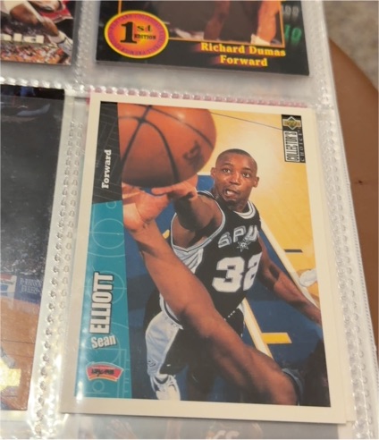 1996-97 Upper Deck Collector's Choice #140 Sean Elliott — front