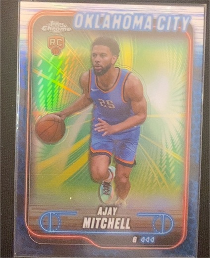 2024-25 Topps Chrome #132 Ajay Mitchell — front