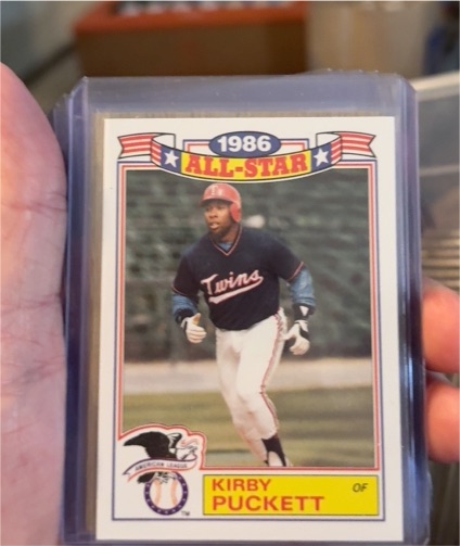 1987 Topps #19 Kirby Puckett 1986 All-Star — front