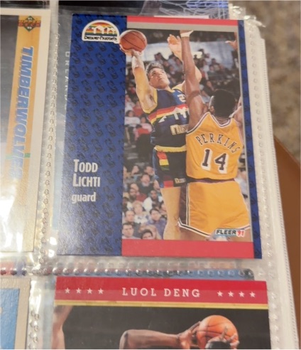 1991-92 Fleer #51 Todd Lichti — front