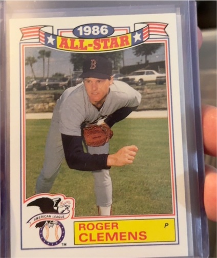 1987 Topps #21 Roger Clemens — front
