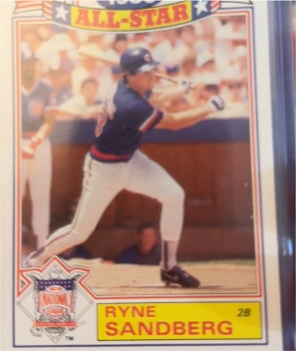 1987 Topps #3 Ryne Sandberg 1986 All Star — front