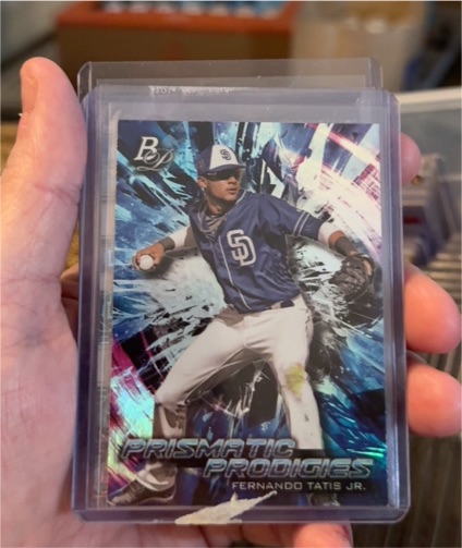 2018 Bowman Platinum #PPP-34 Fernando Tatis Jr. Prismatic Prodigies — front