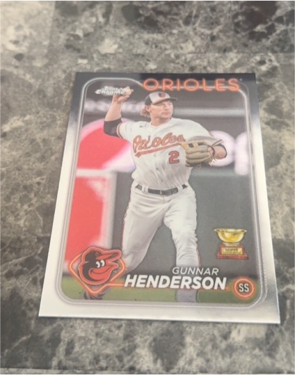 2024 Topps Chrome #36 Gunnar Henderson — front