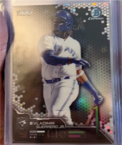 2019 Bowman Chrome #BTP-1 Vladimir Guerrero Jr — front