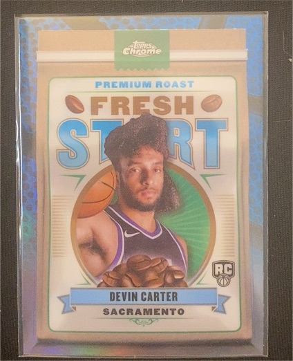 2024-25 Topps Chrome #FS-10 Devin Carter Premium Roast Fresh Start — front