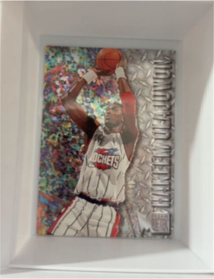 1996-97 Fleer Metal #38 Hakeem Olajuwon — front