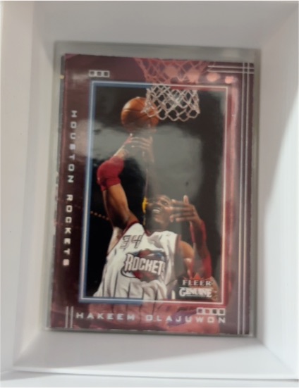 2001-02 Fleer Genuine #102 Hakeem Olajuwon — front