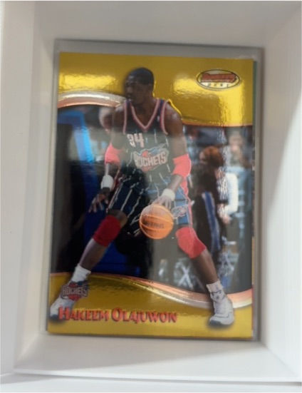 1998-99 Bowman's Best #92 Hakeem Olajuwon — front