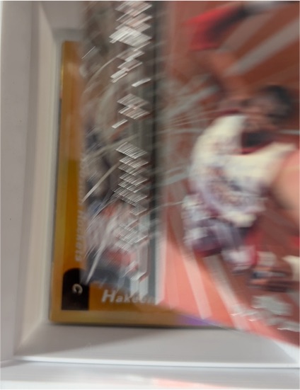 1997 Upper Deck Game Dated Memorable Moments #45 Hakeem Olajuwon — front